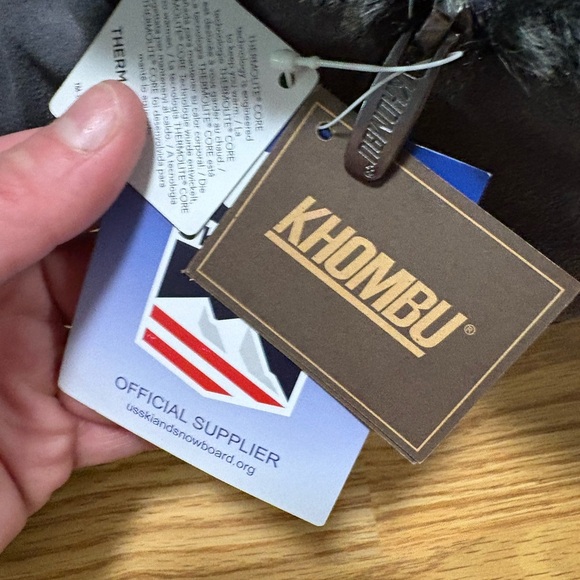 Khombu Charcoal Fur-Lined Winter Boots - Picture 5 of 6